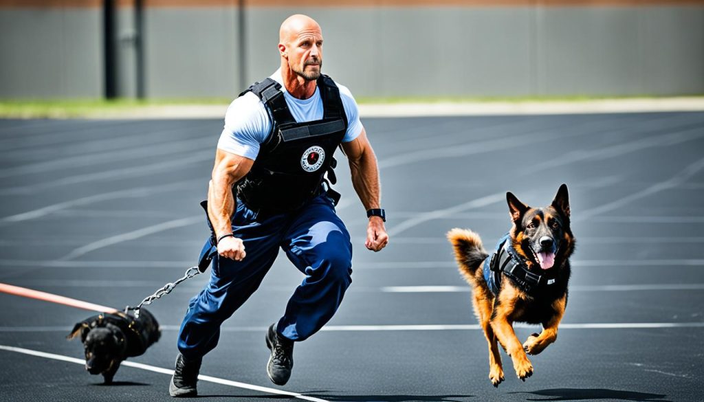 Physical fitness for K9 handlers